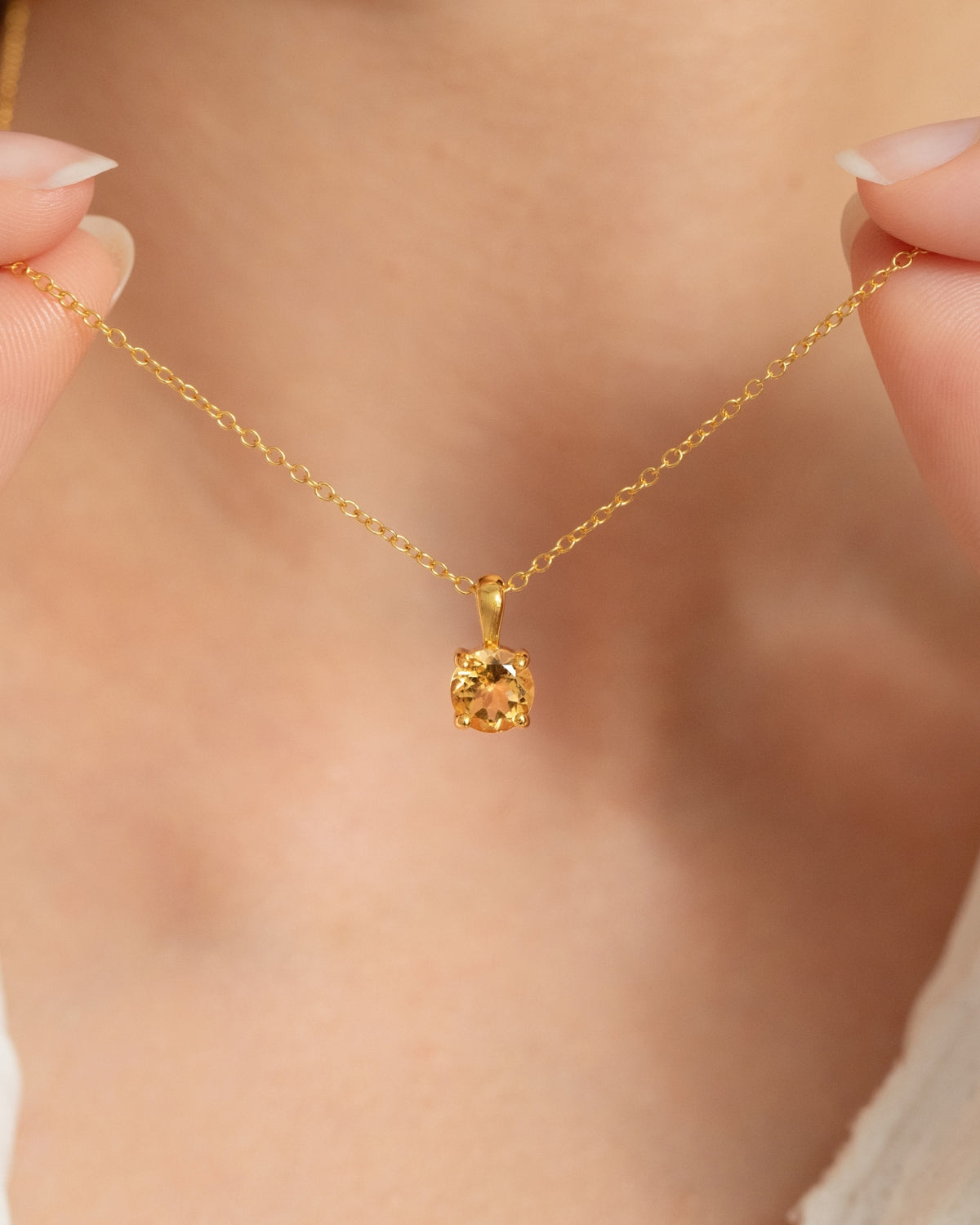 Citrine Everyday Jewellery Gift Set in 18k Gold Vermeil