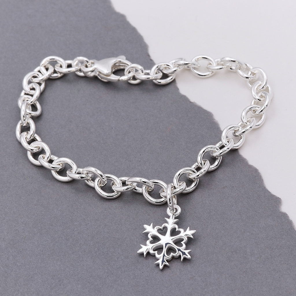 Snowflake Silver Charm