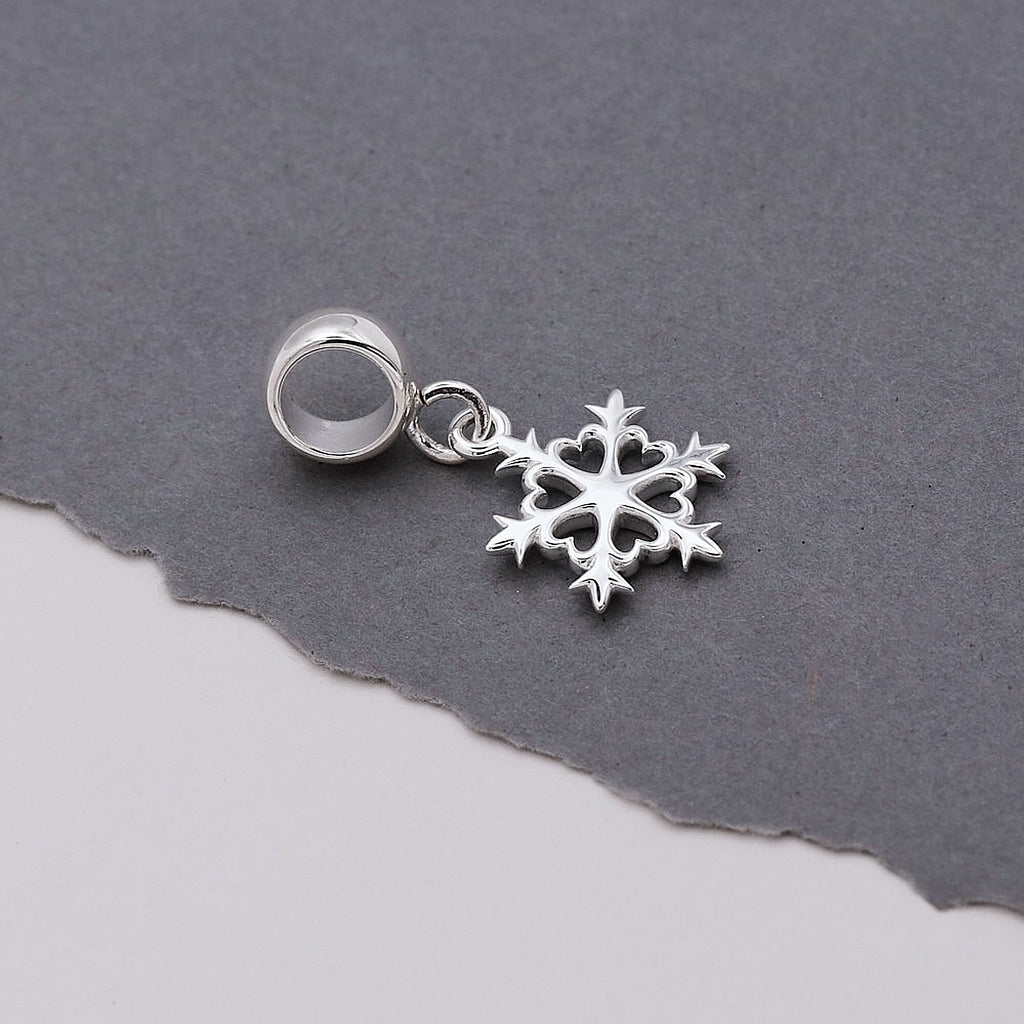 Snowflake Silver Charm