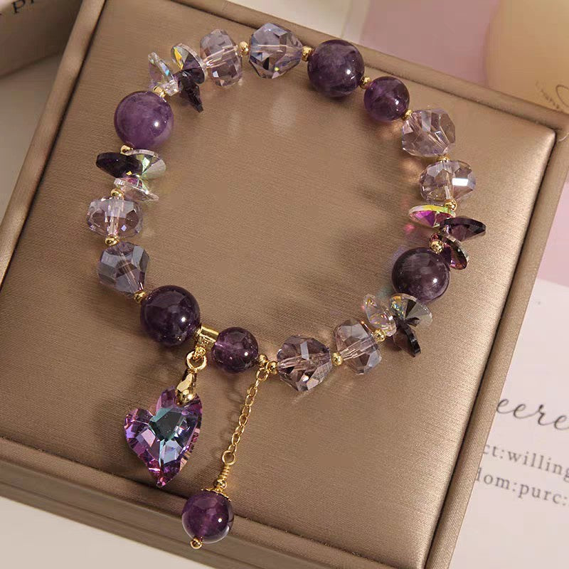 Natural Amethyst Bracelet