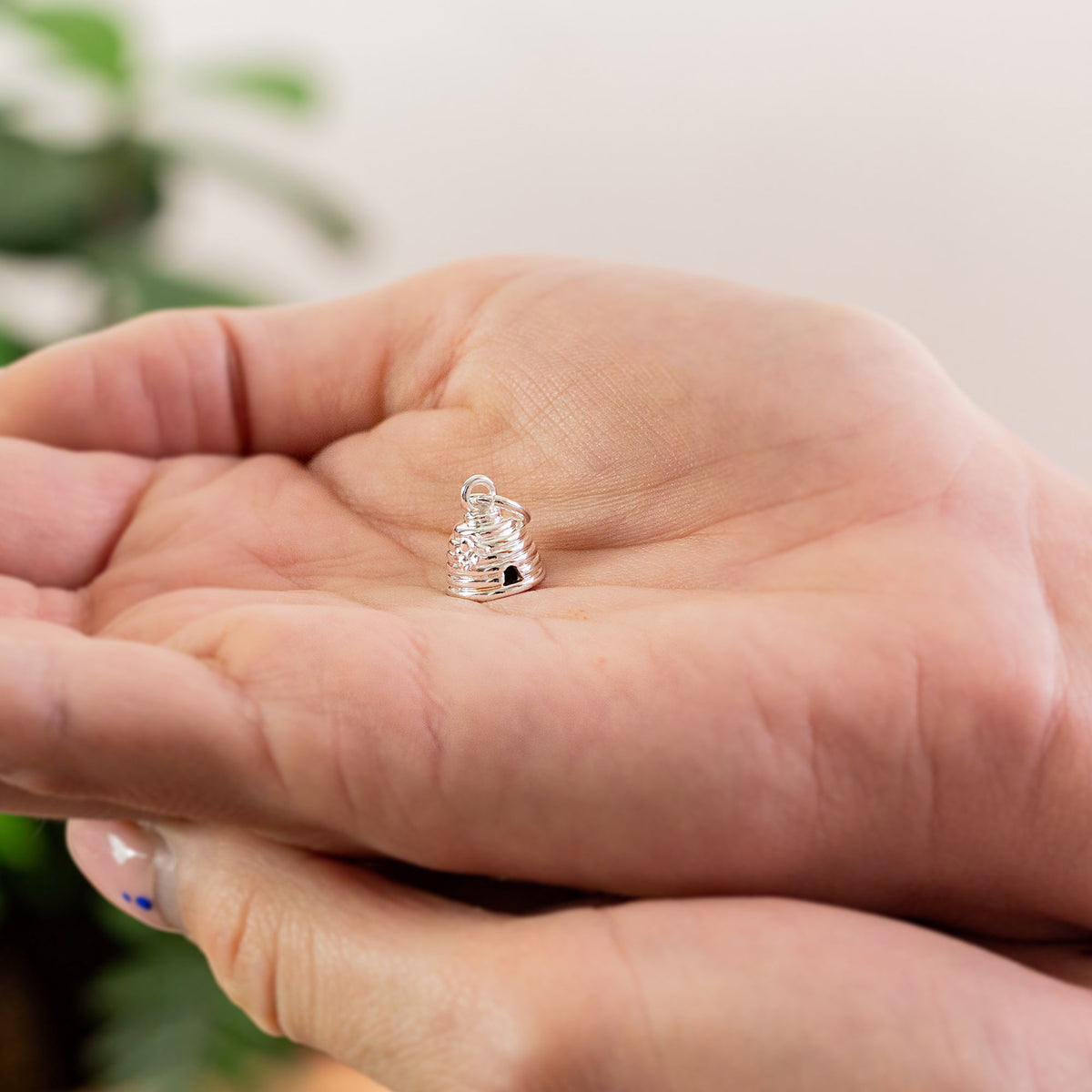 Beehive Silver Charm