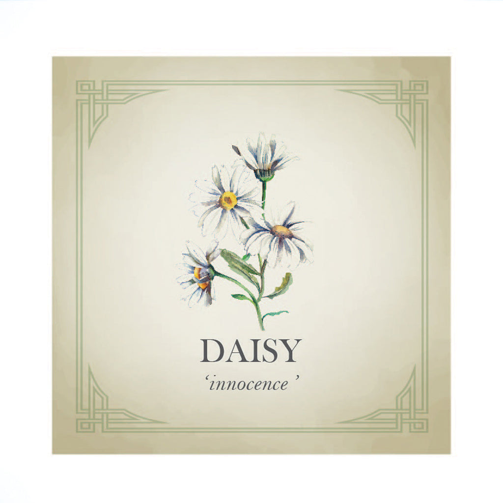 Daisy Flower Silver & Solid Gold Charm