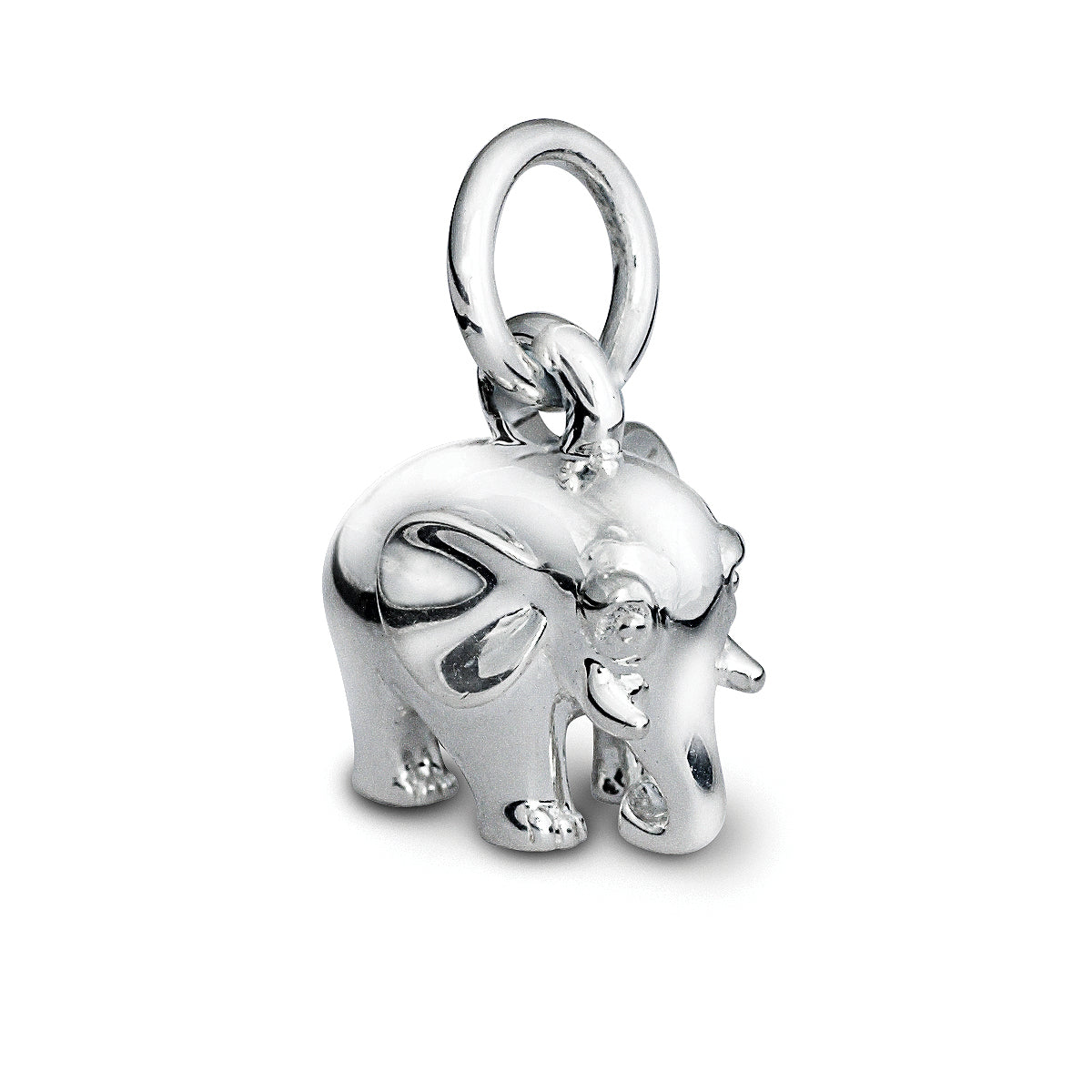 Elephant Silver Charm