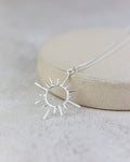 Sun Pendant in Sterling Silver