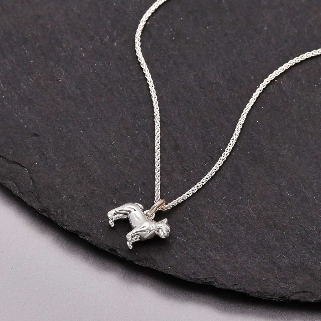 Pug Silver Dog Charm