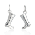 Welly Boot Personalised Silver Charm